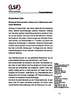 Grenzenlose Liebe - Binationale Partnerschaften erfreuen sich in Deutschland wachsender Beliebtheit Pressemitteilung 07/2004
